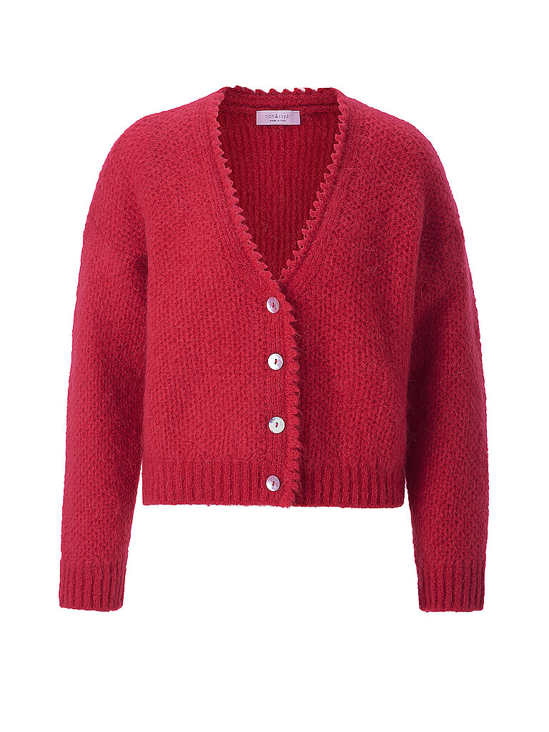 Richroyal Cárdigan rojo XS