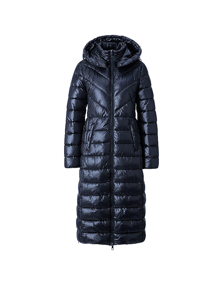 Abrigo acolchado azul oscuro 38