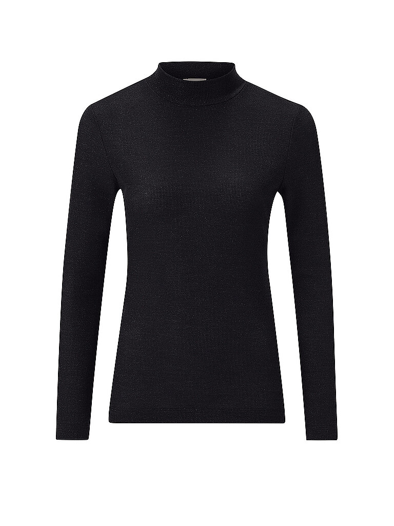 Jersey de cuello alto negro M
