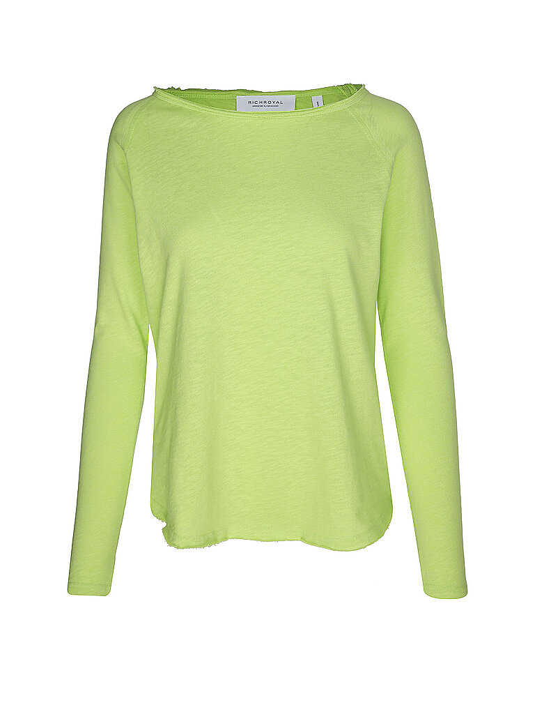 Camiseta de manga larga verde L