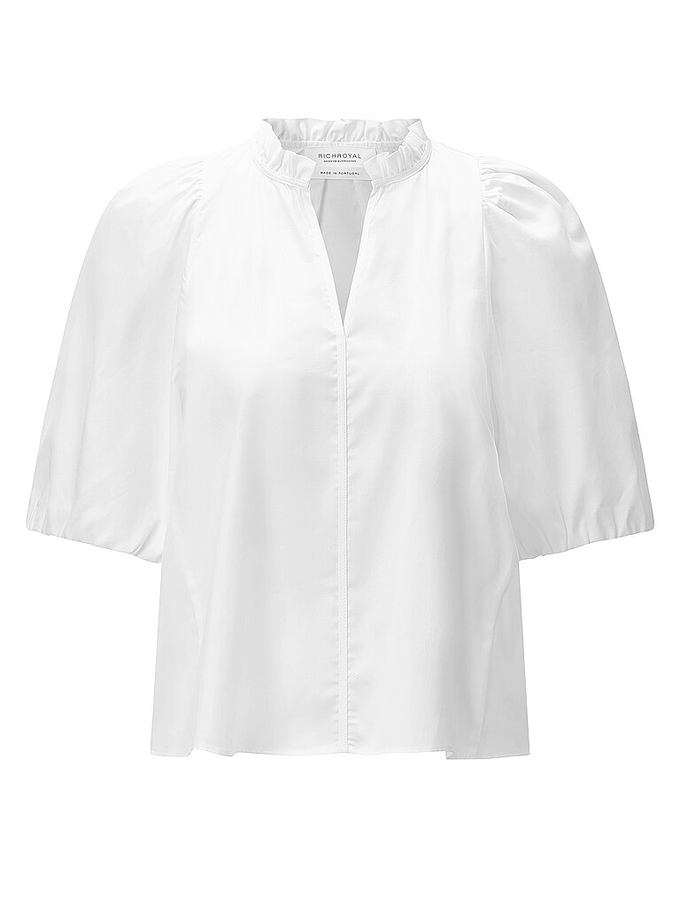 Richroyal Blusenshirt blanco 38