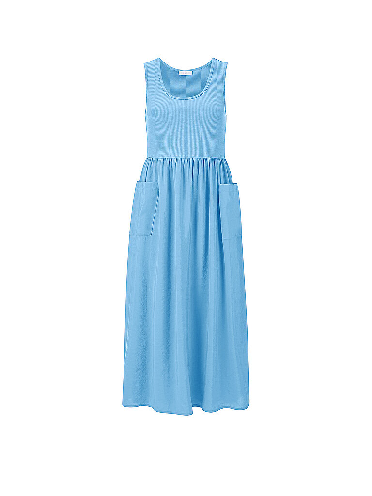 Richroyal Midikleid azul claro XL