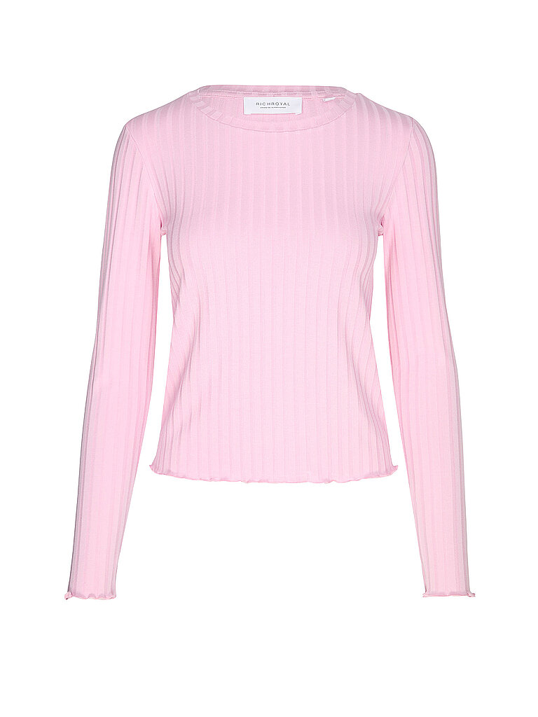Camiseta de manga larga rosa L