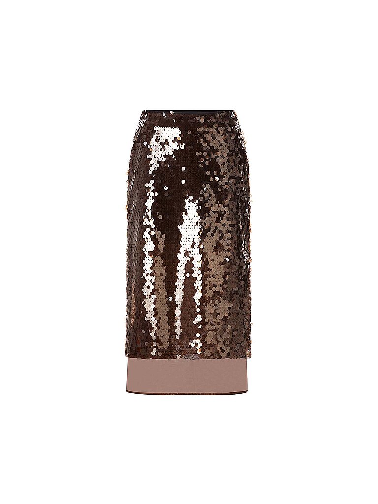 Richroyal Falda midi oliva