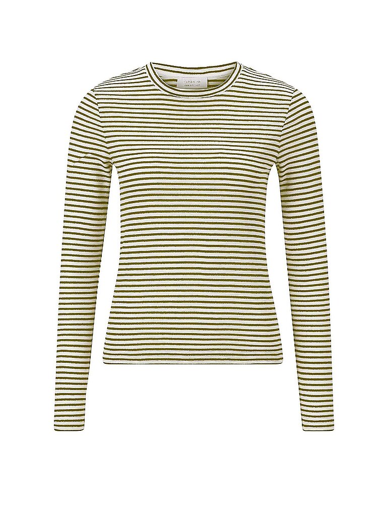 Richroyal Camiseta de manga larga oliva