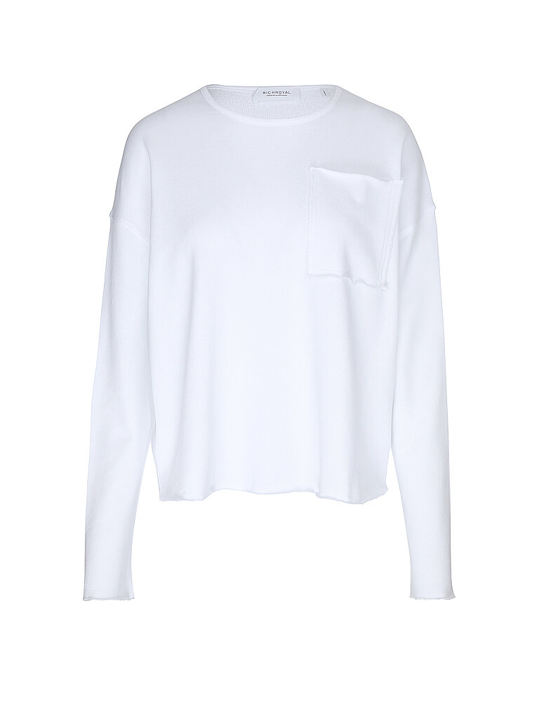Camiseta de manga larga blanco S