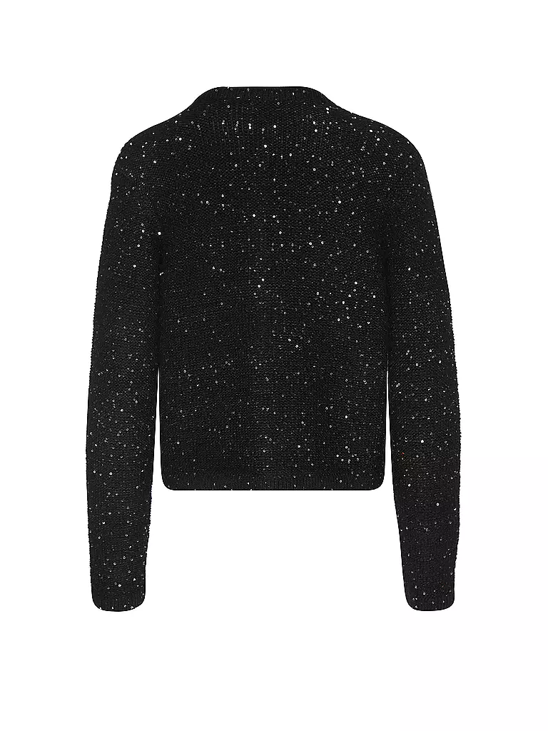 RICHROYAL | Cárdigan Boxy Fit | Negro