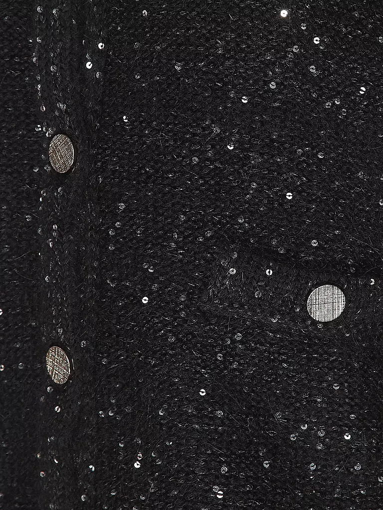 RICHROYAL | Cárdigan Boxy Fit | Negro