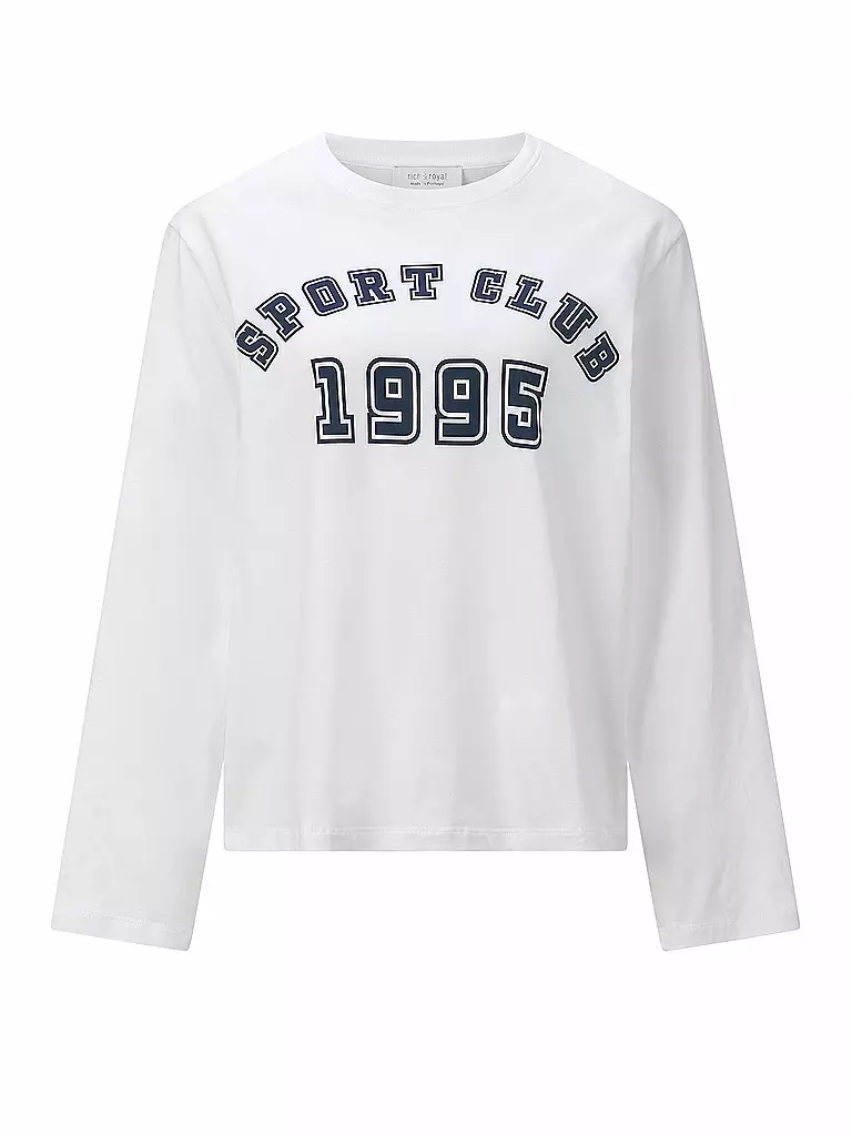 RICHROYAL | Camiseta de manga larga | Blanco