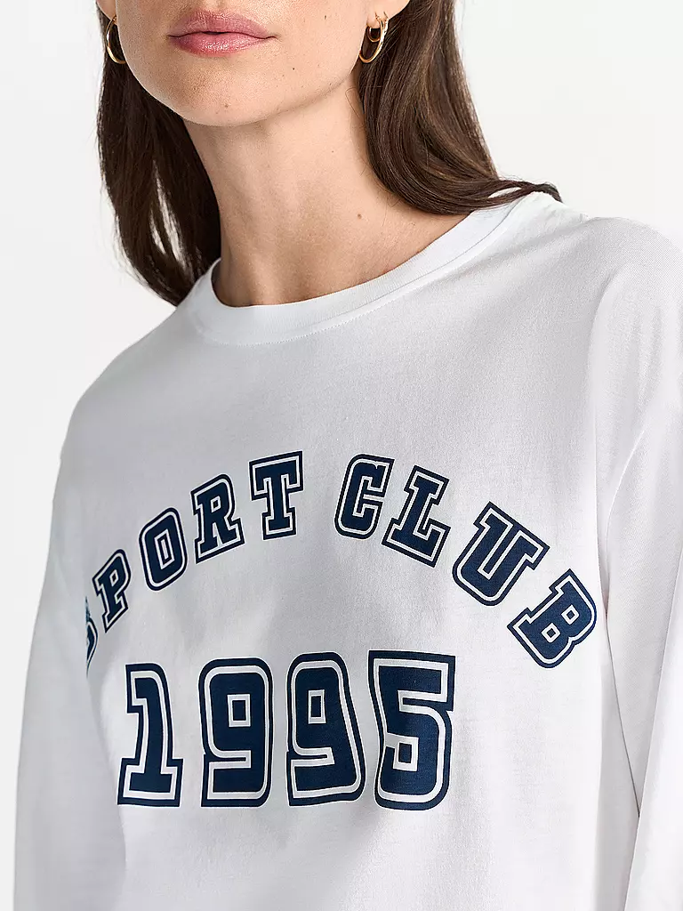 RICHROYAL | Camiseta de manga larga | Blanco