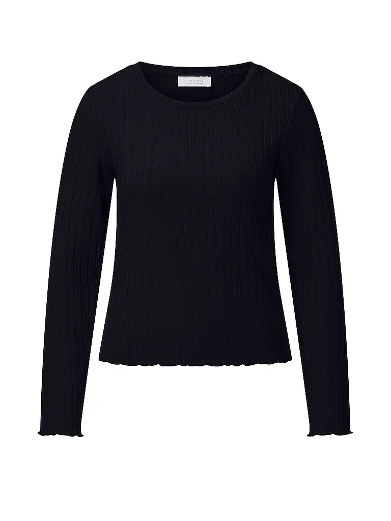 RICHROYAL | Camiseta de manga larga | Azul oscuro