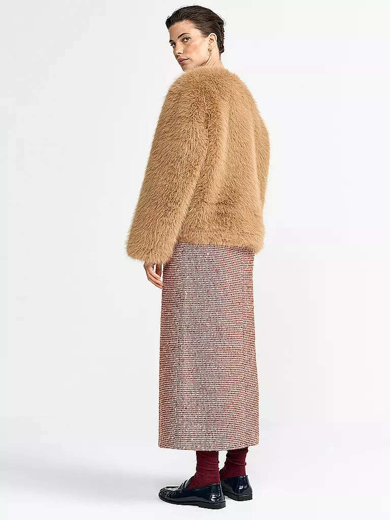 RICHROYAL | Chaqueta con aspecto de piel | Camel