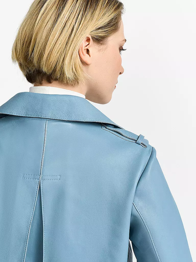 RICHROYAL | Chaqueta de cuero | Azul claro