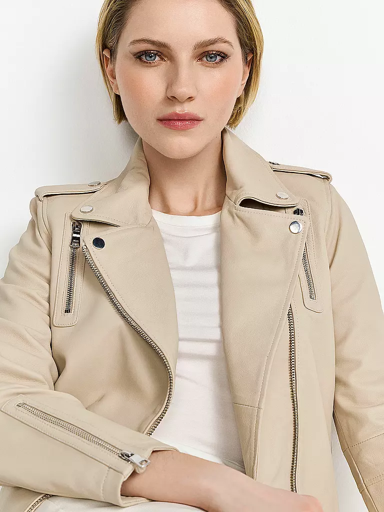 RICHROYAL | Chaqueta de cuero | Beige
