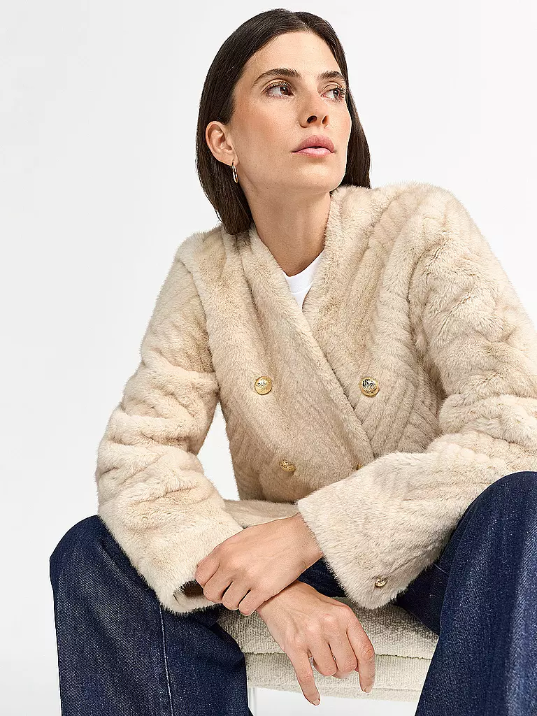 RICHROYAL | Chaqueta en imitación de piel | Camel