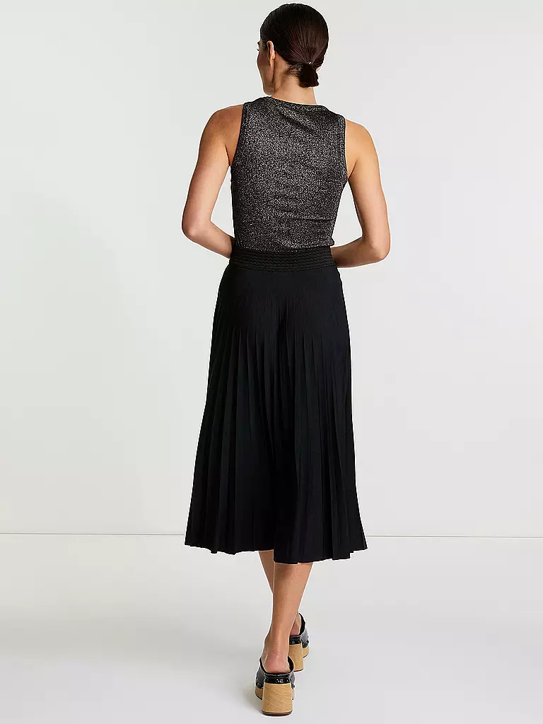 RICHROYAL | Falda plisada | Negro