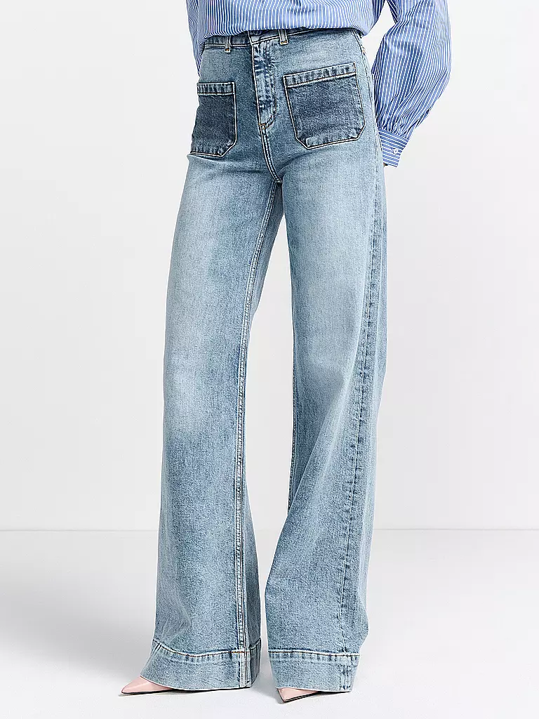 RICHROYAL | Jeans de pierna ancha | Azul