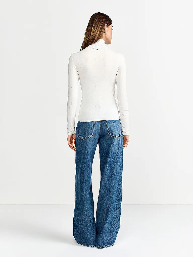 RICHROYAL | Jersey de cuello alto | Crema