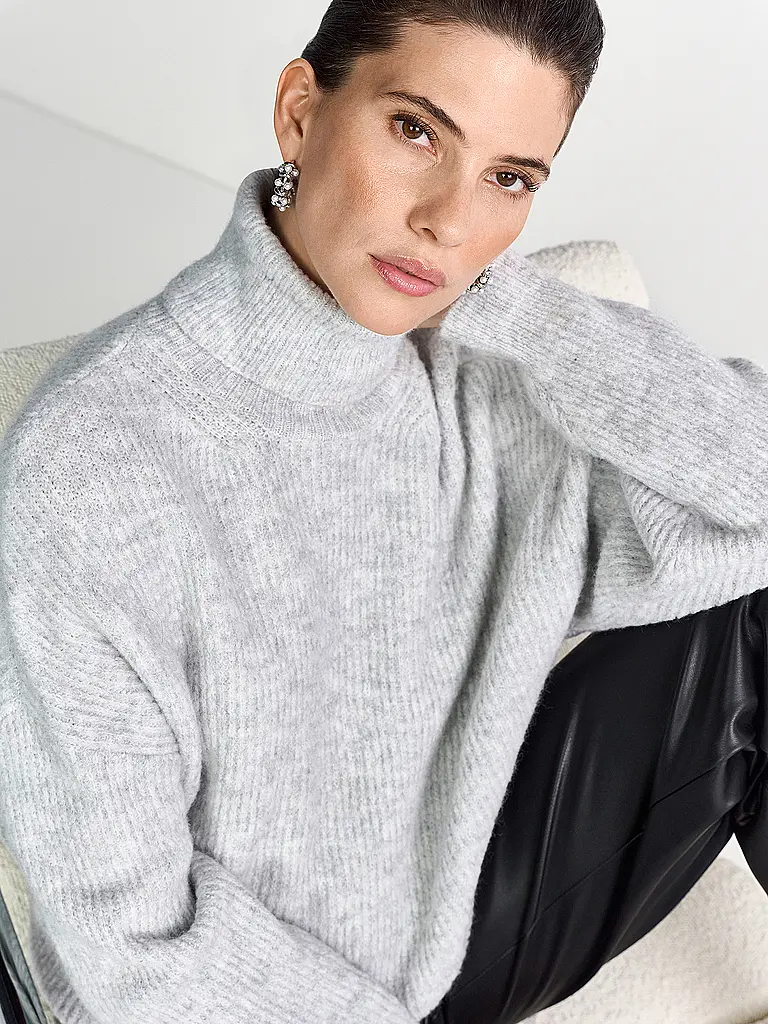 RICHROYAL | Jersey de cuello alto | Gris