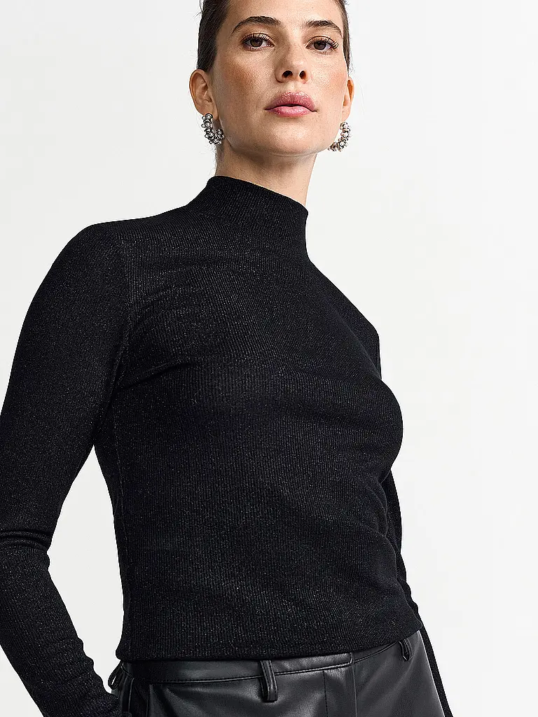 RICHROYAL | Jersey de cuello alto | Negro