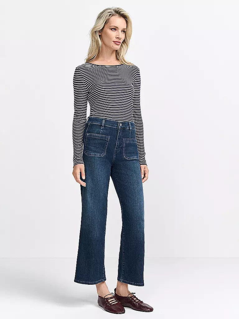 RICHROYAL | Langarmshirt | Azul oscuro