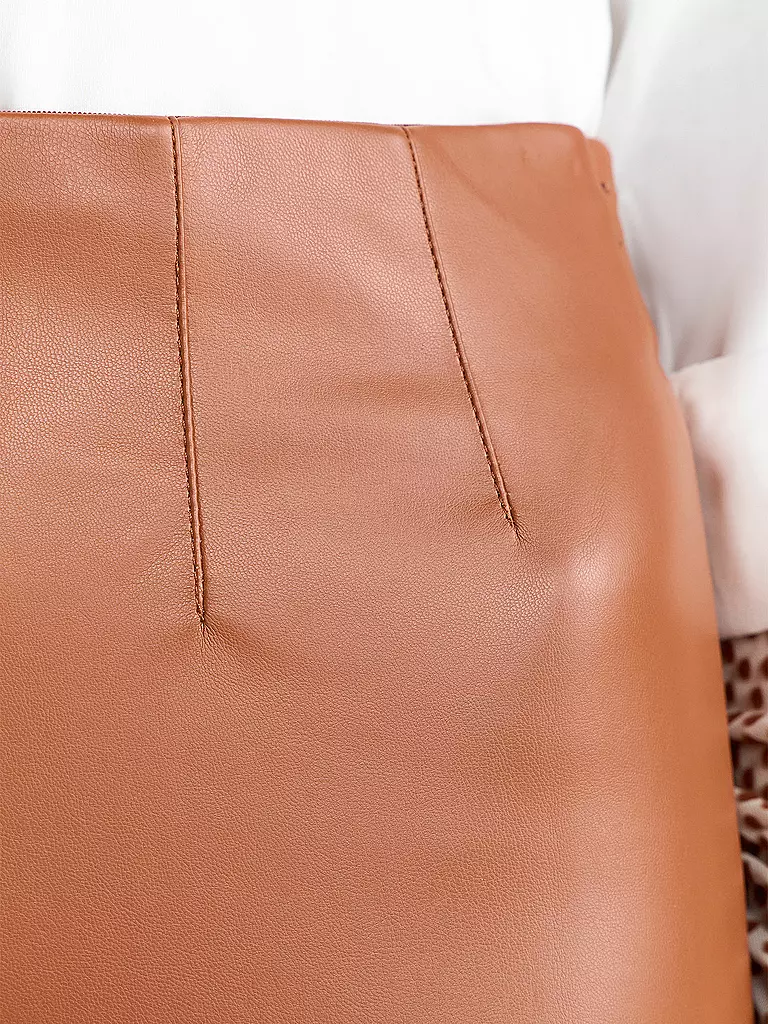 RICHROYAL | Leggings de efecto cuero | Marrón