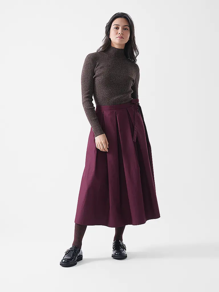 RICHROYAL | Midi falda | Rojo oscuro