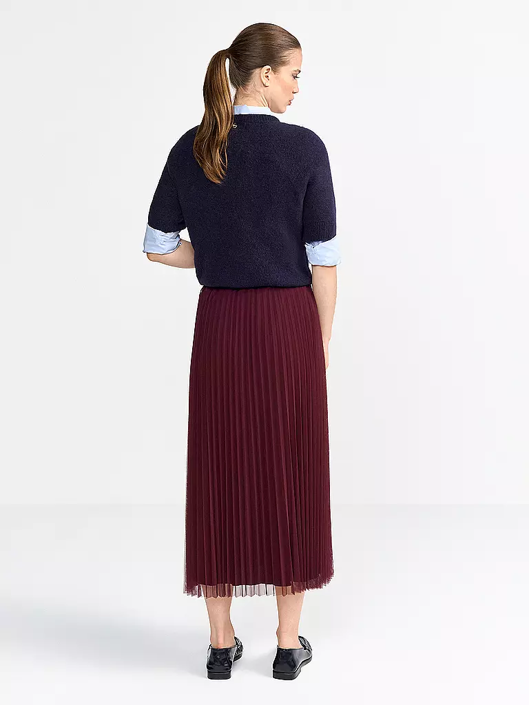 RICHROYAL | Midi falda | Rojo oscuro