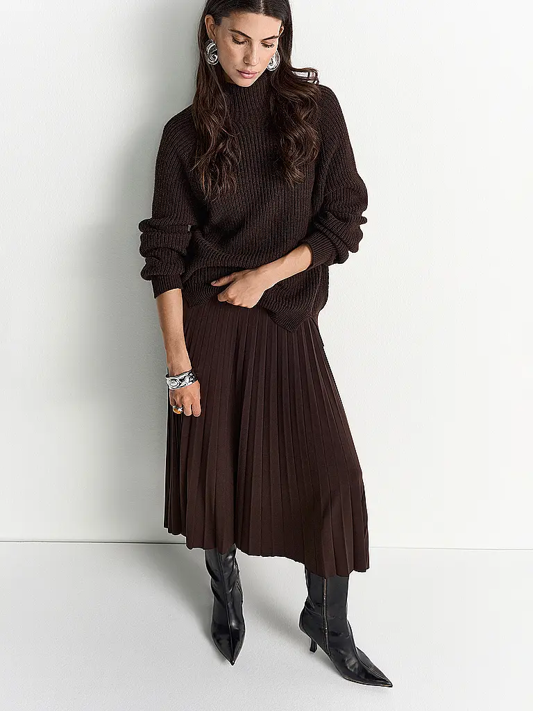 RICHROYAL | Midi falda | Marrón