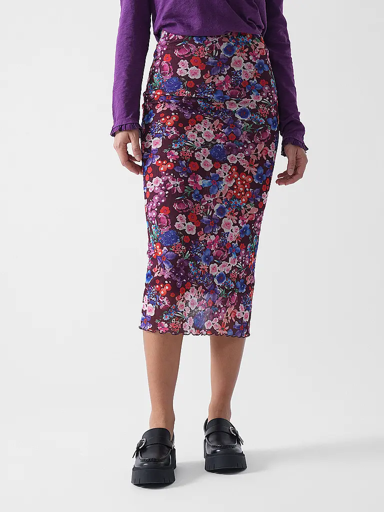 RICHROYAL | Midi falda | Rojo oscuro