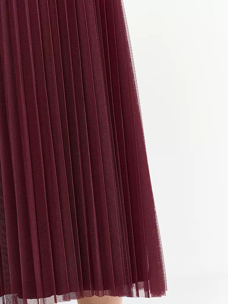 RICHROYAL | Midi falda | Rojo oscuro