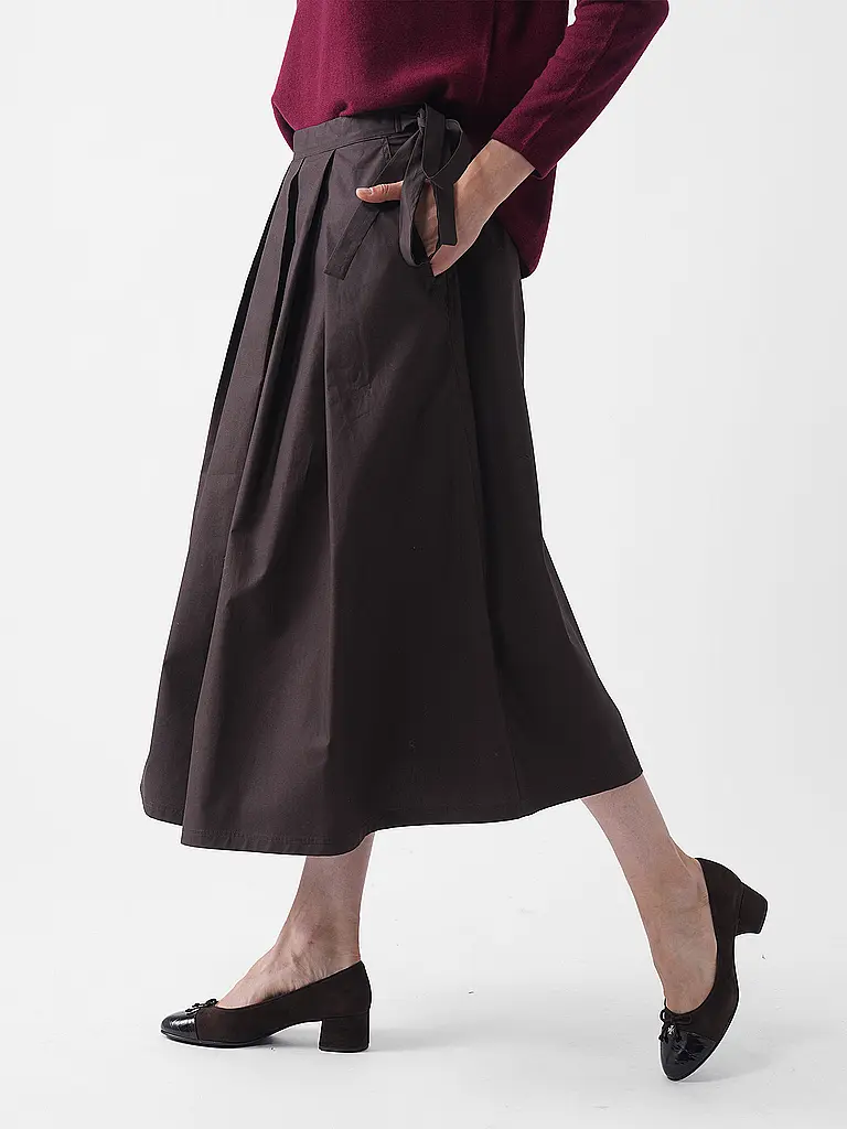 RICHROYAL | Midi falda | Marrón