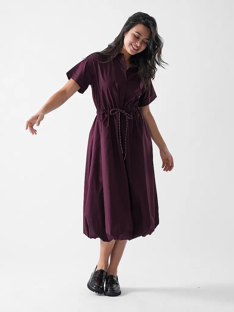 RICHROYAL | Midikleid | Rojo oscuro