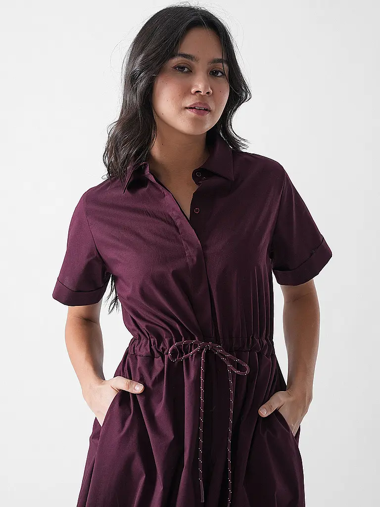 RICHROYAL | Midikleid | Rojo oscuro