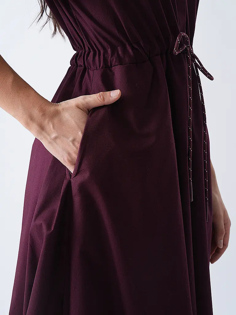 RICHROYAL | Midikleid | Rojo oscuro