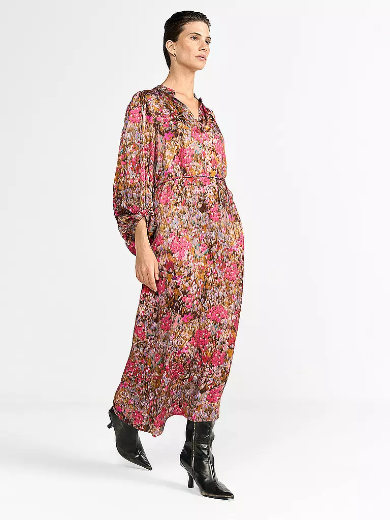 RICHROYAL | Midikleid | Rojo oscuro