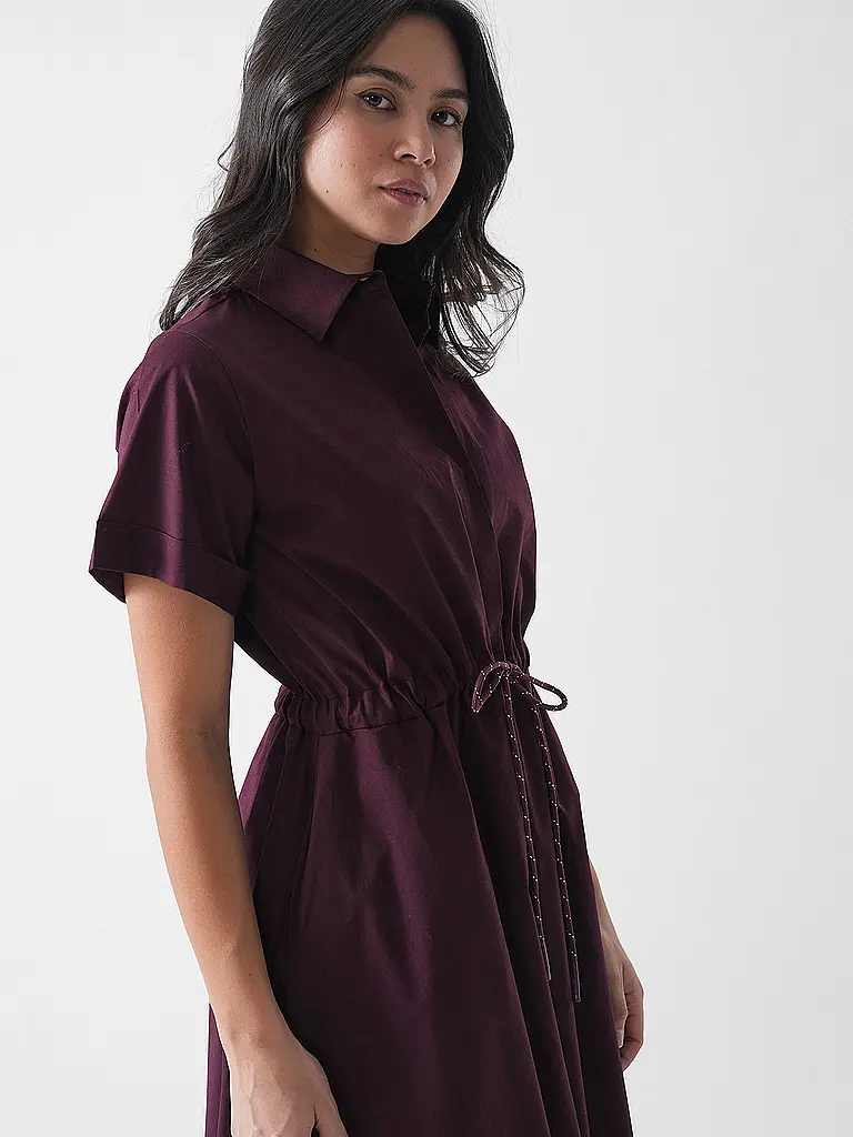 RICHROYAL | Midikleid | Rojo oscuro