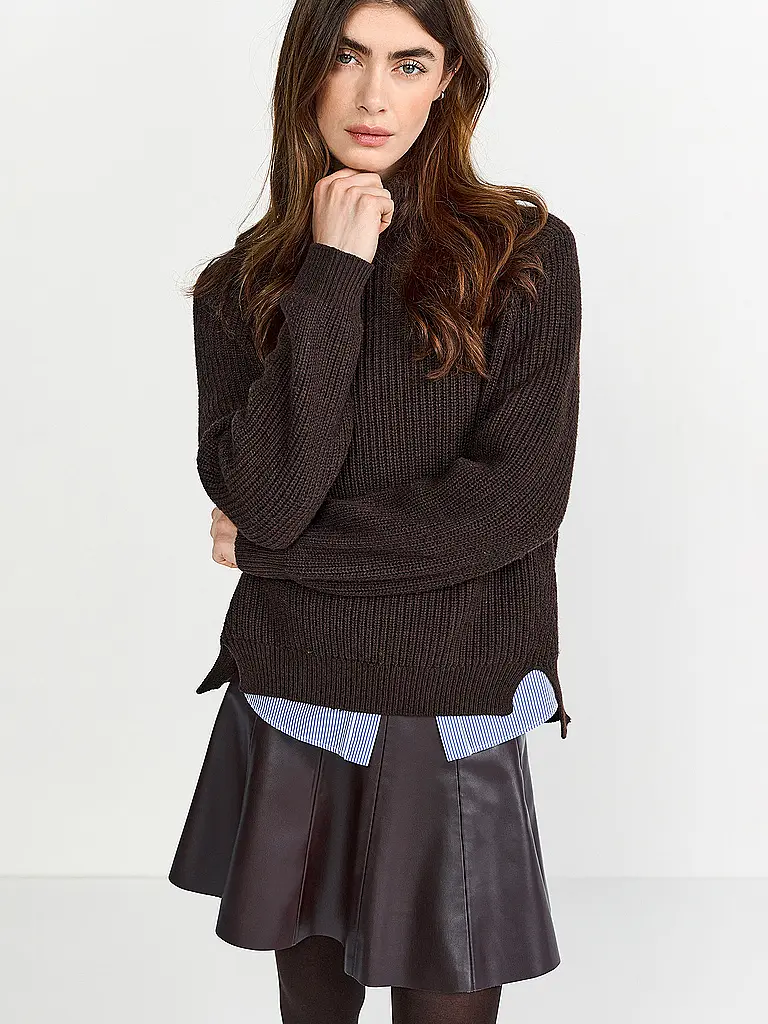 RICHROYAL | Minifalda de efecto cuero | 