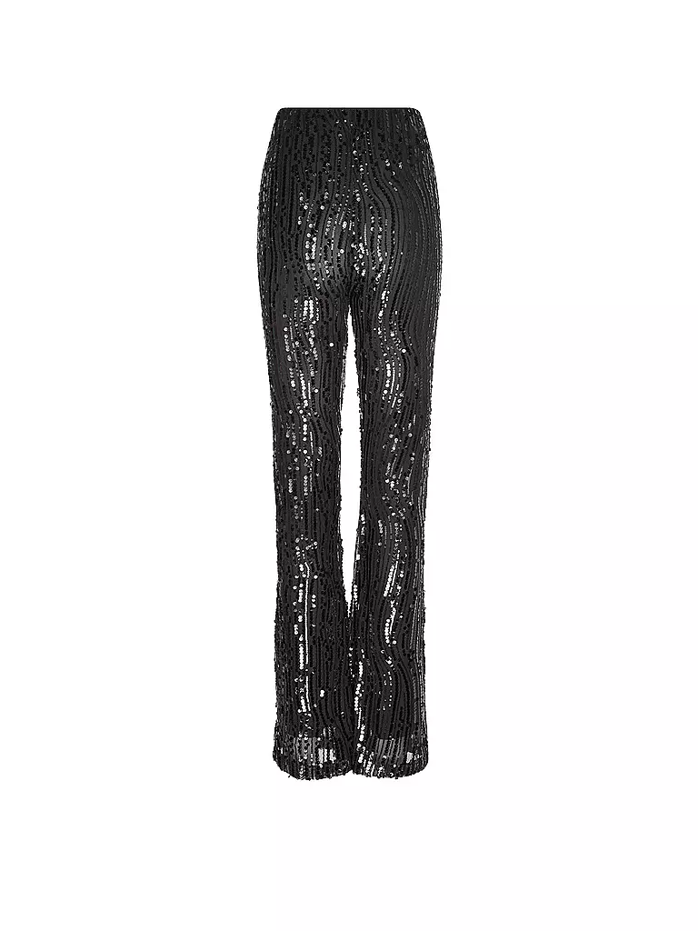 RICHROYAL | Pantalón acampanado | Negro