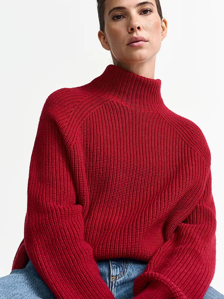 RICHROYAL | Rollkragenpullover | Rojo