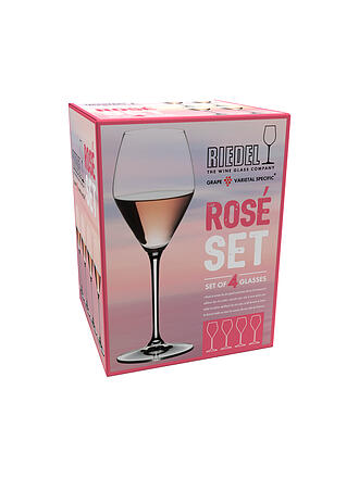 RIEDEL | Juego de vasos de bar para mezclar Rosé, juego de 4, 322 ml