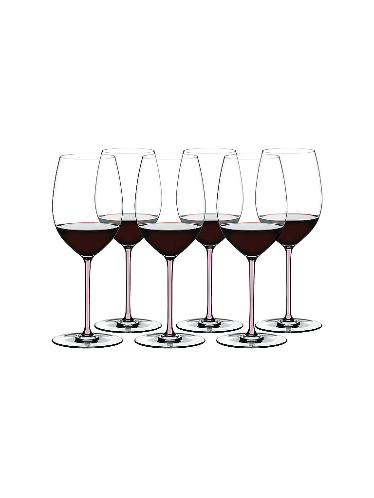 RIEDEL Juego de 6 copas de vino tinto Cabernet/Merlot FATTO A MANO multicolor