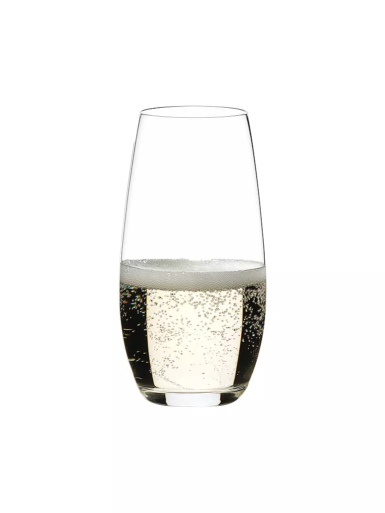 RIEDEL | Juego de 2 copas de champán O Wine Tumbler 264ml | Transparente
