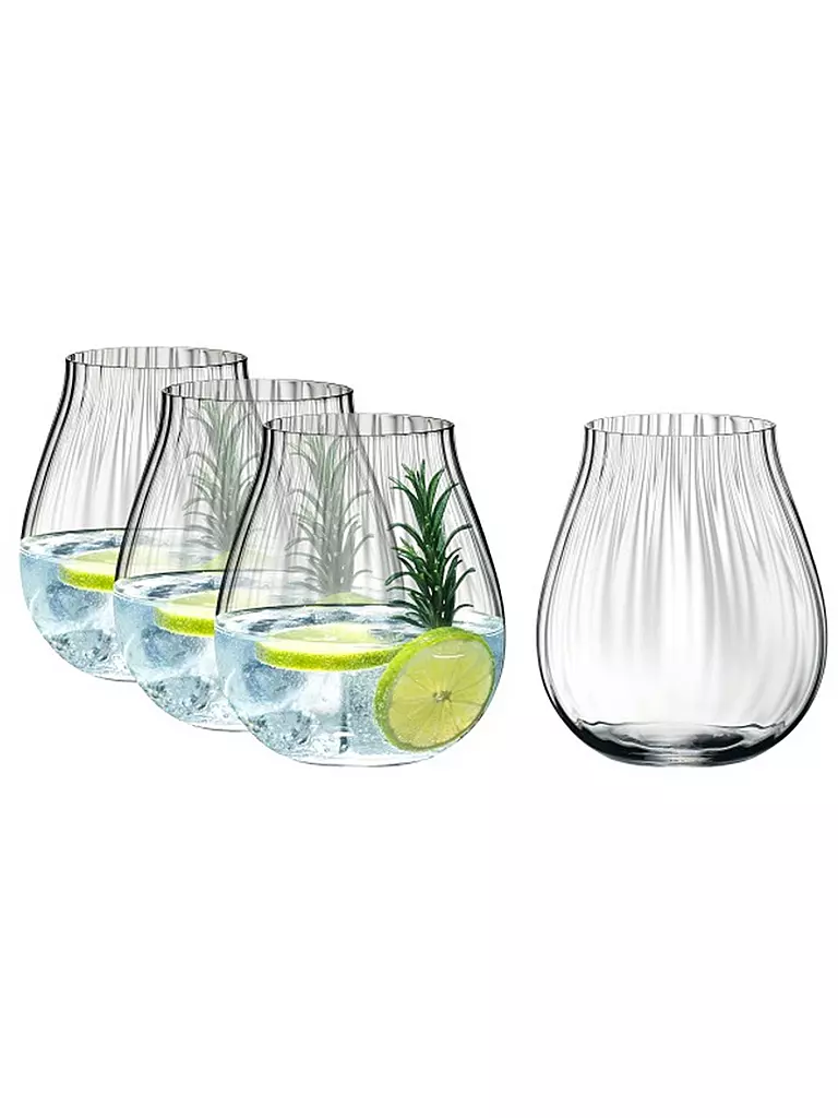 RIEDEL | Juego de 4 vasos para Gin Tonic OPTICAL O 762ml | transparent