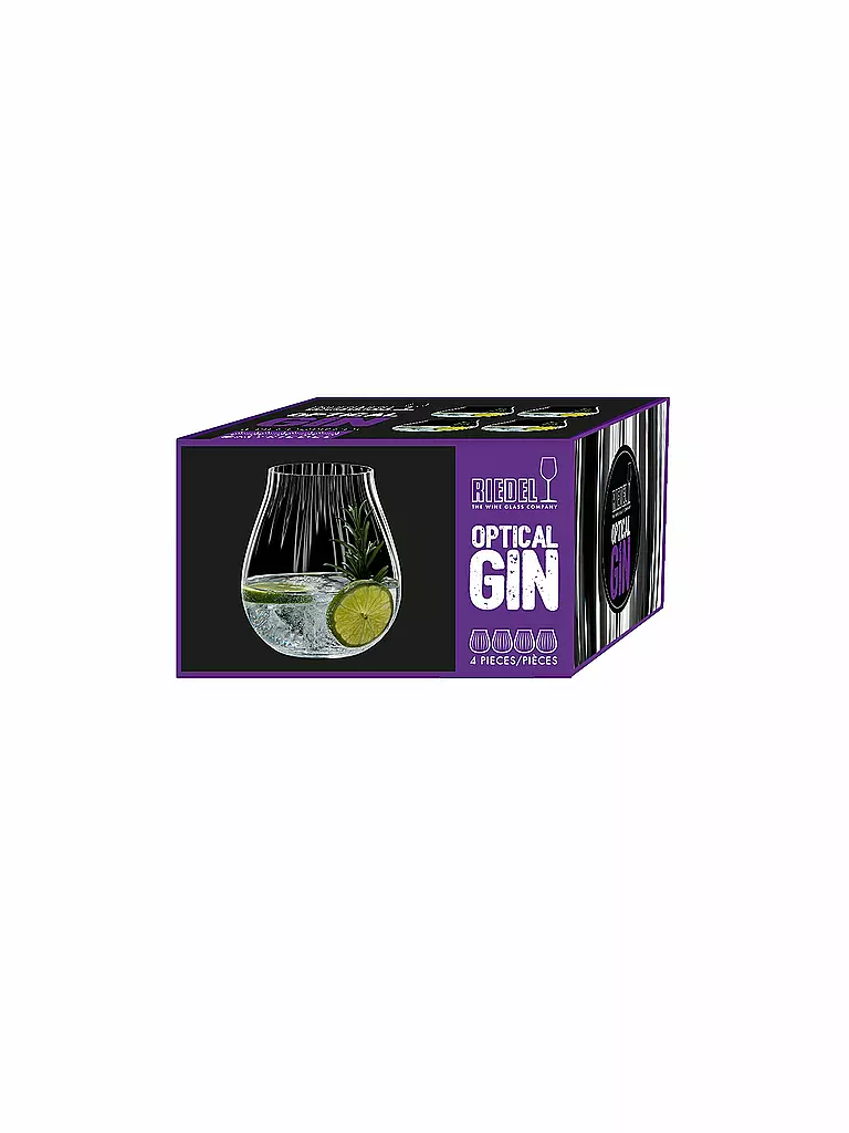 RIEDEL | Juego de 4 vasos para Gin Tonic OPTICAL O 762ml | 