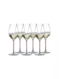 RIEDEL | Juego de 6 copas de champán FATTO A MANO | Multicolor