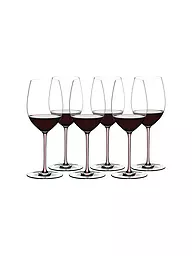 RIEDEL | Juego de 6 copas de vino tinto Cabernet/Merlot FATTO A MANO | Multicolor