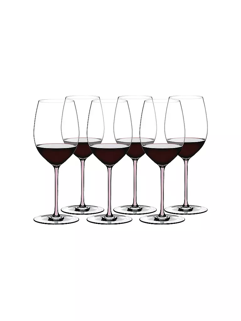 RIEDEL | Juego de 6 copas de vino tinto Cabernet/Merlot FATTO A MANO | bunt