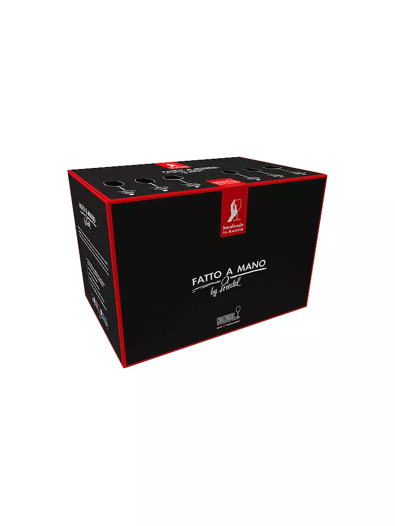 RIEDEL | Juego de 6 copas de vino tinto Cabernet/Merlot FATTO A MANO | bunt