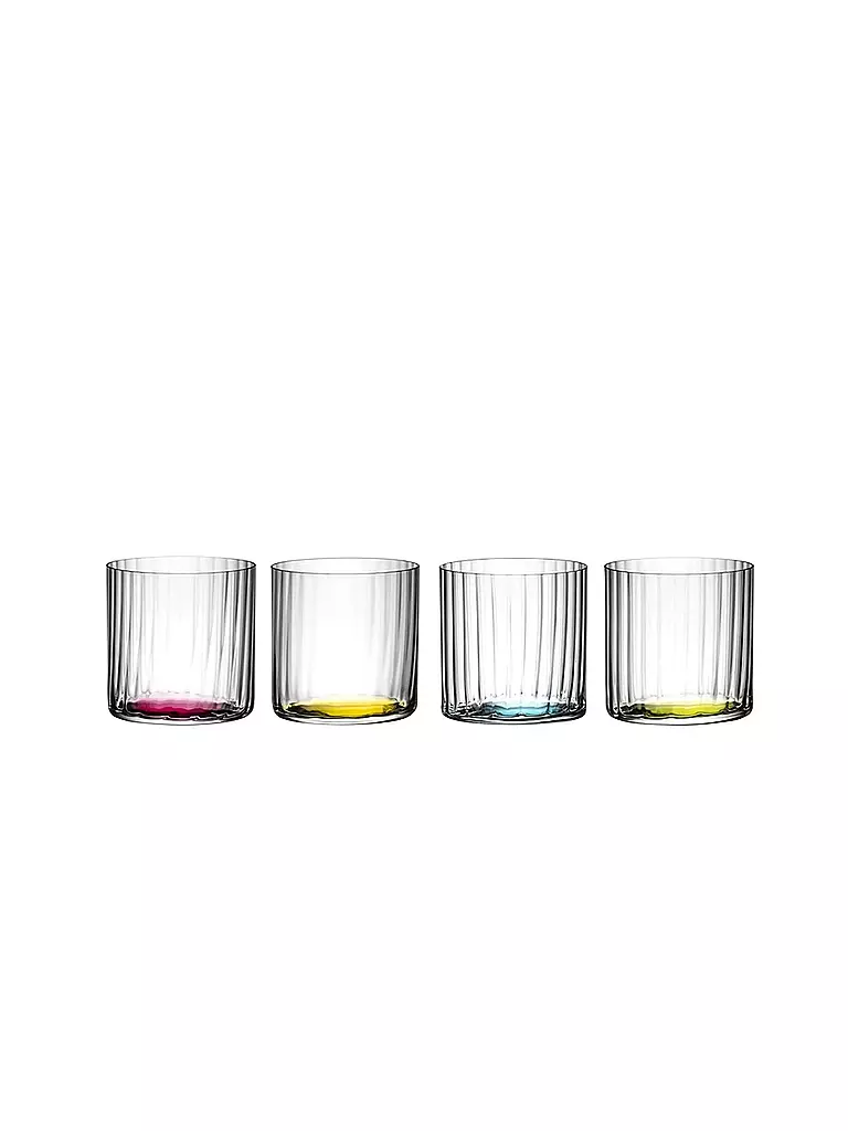 RIEDEL | Juego de vasos Tumbler 4 piezas HAPPY H2O 330ml | Multicolor